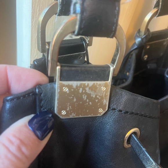 Cole Haan Black leather shoulder bag - Picture 3 of 7